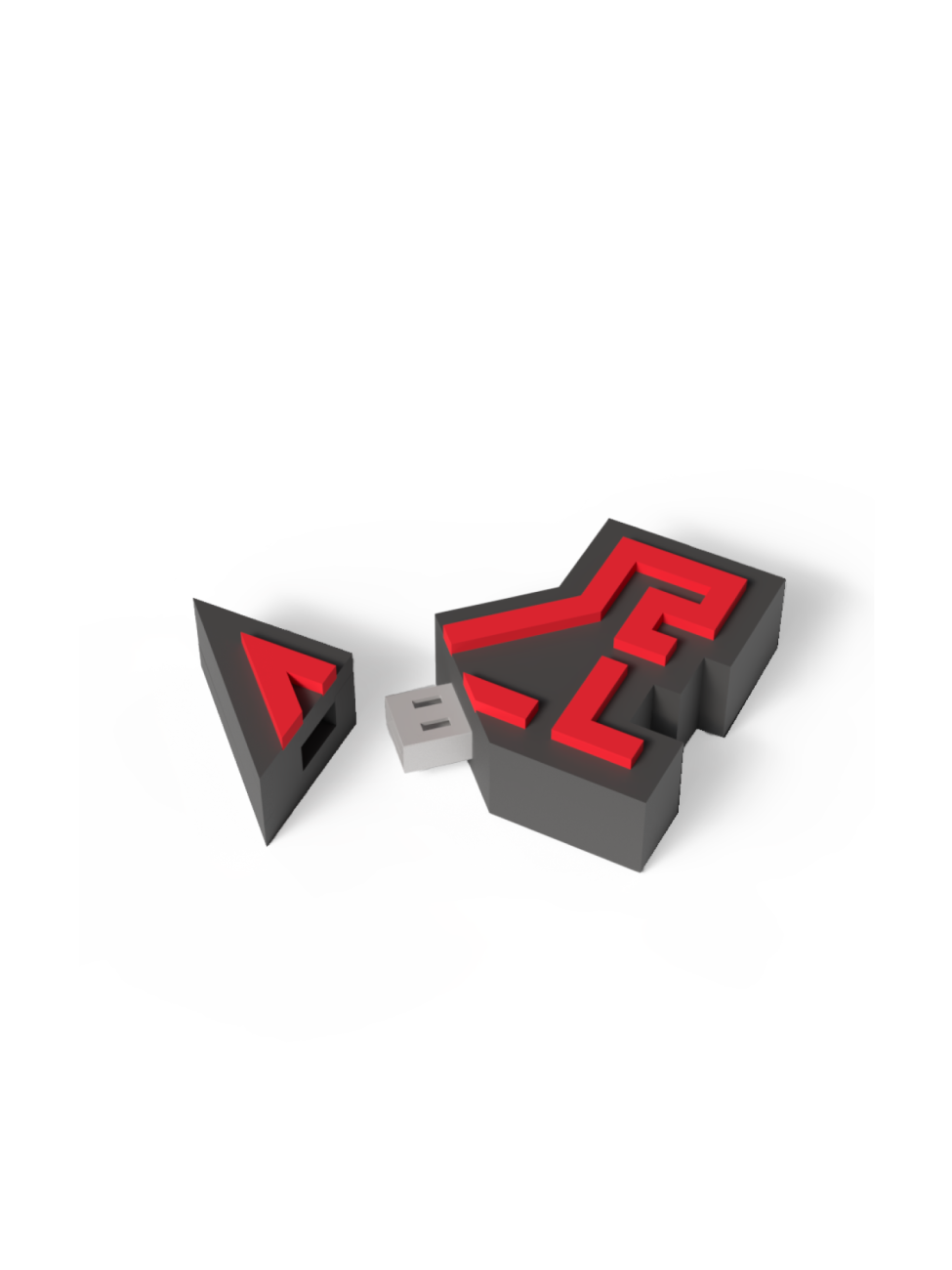 USB flash disk ve vlastním 3D tvaru z PVC