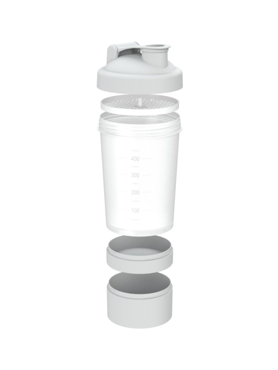 Shaker se dvěmi přihrádkami