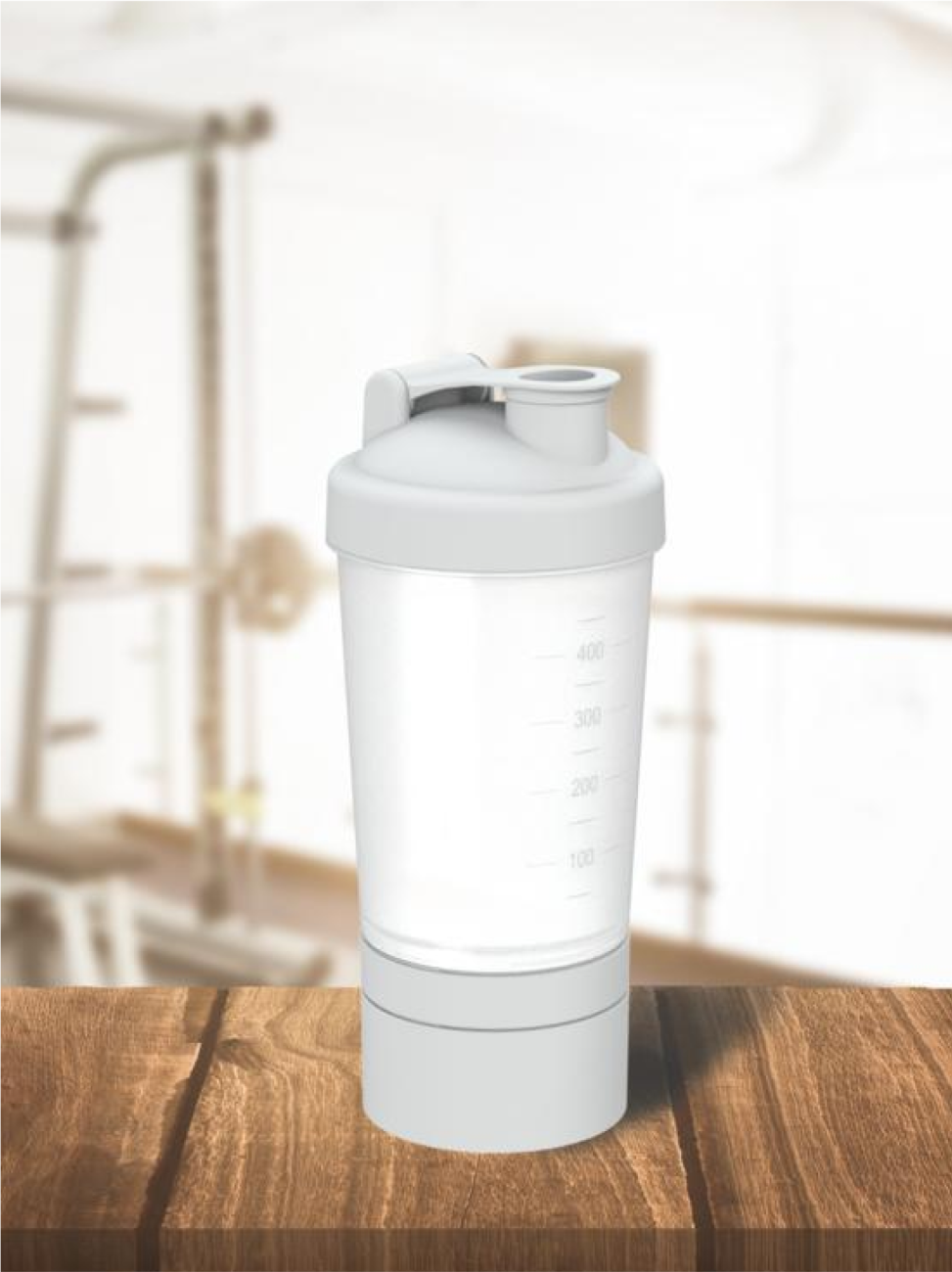 Shaker se dvěmi přihrádkami