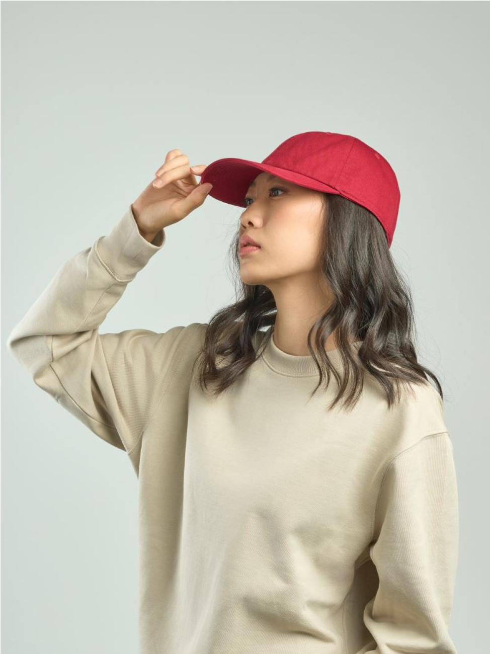 6 panelová baseballová kšiltovka "dad hat"