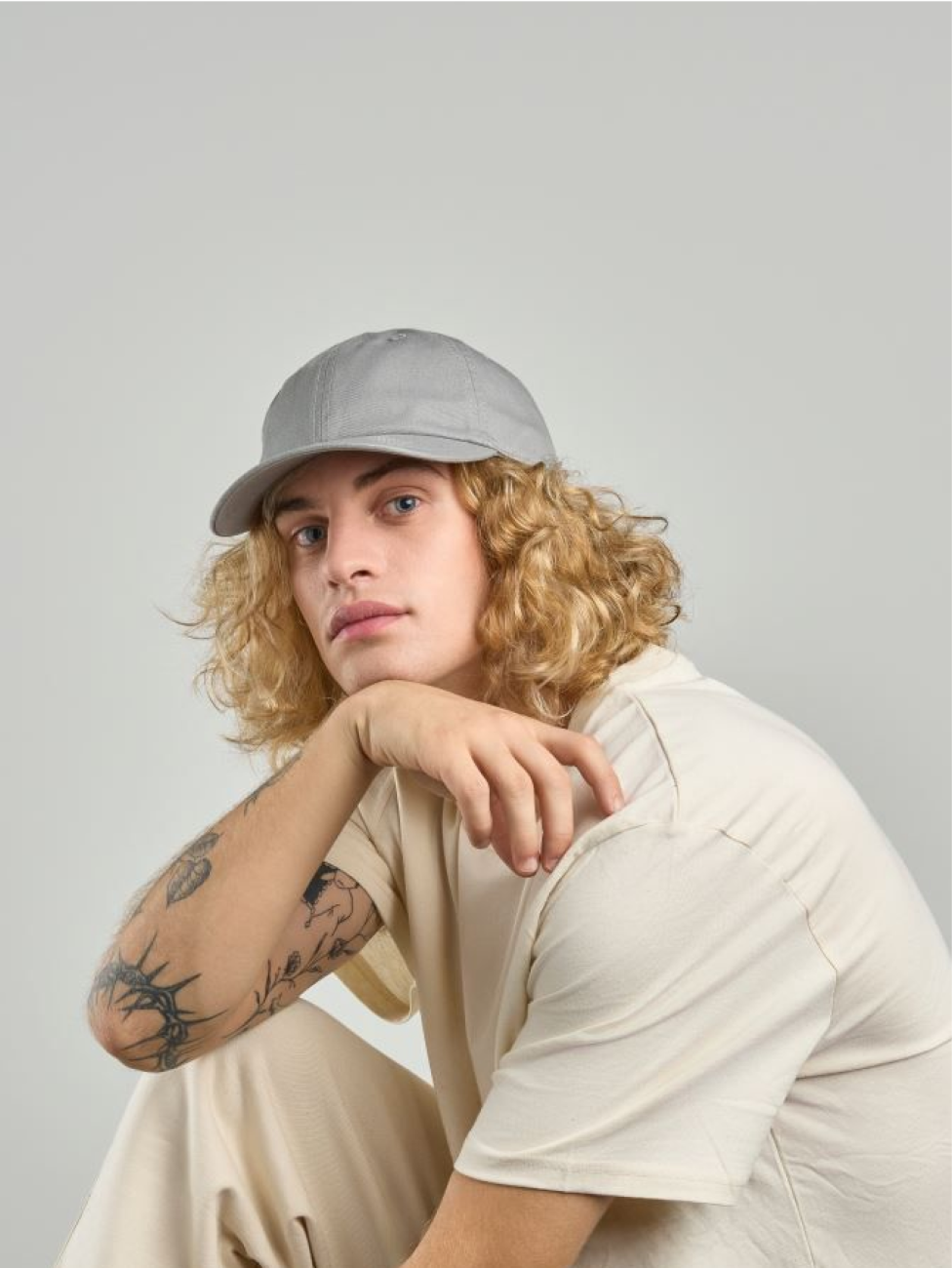 6 panelová baseballová kšiltovka "dad hat"