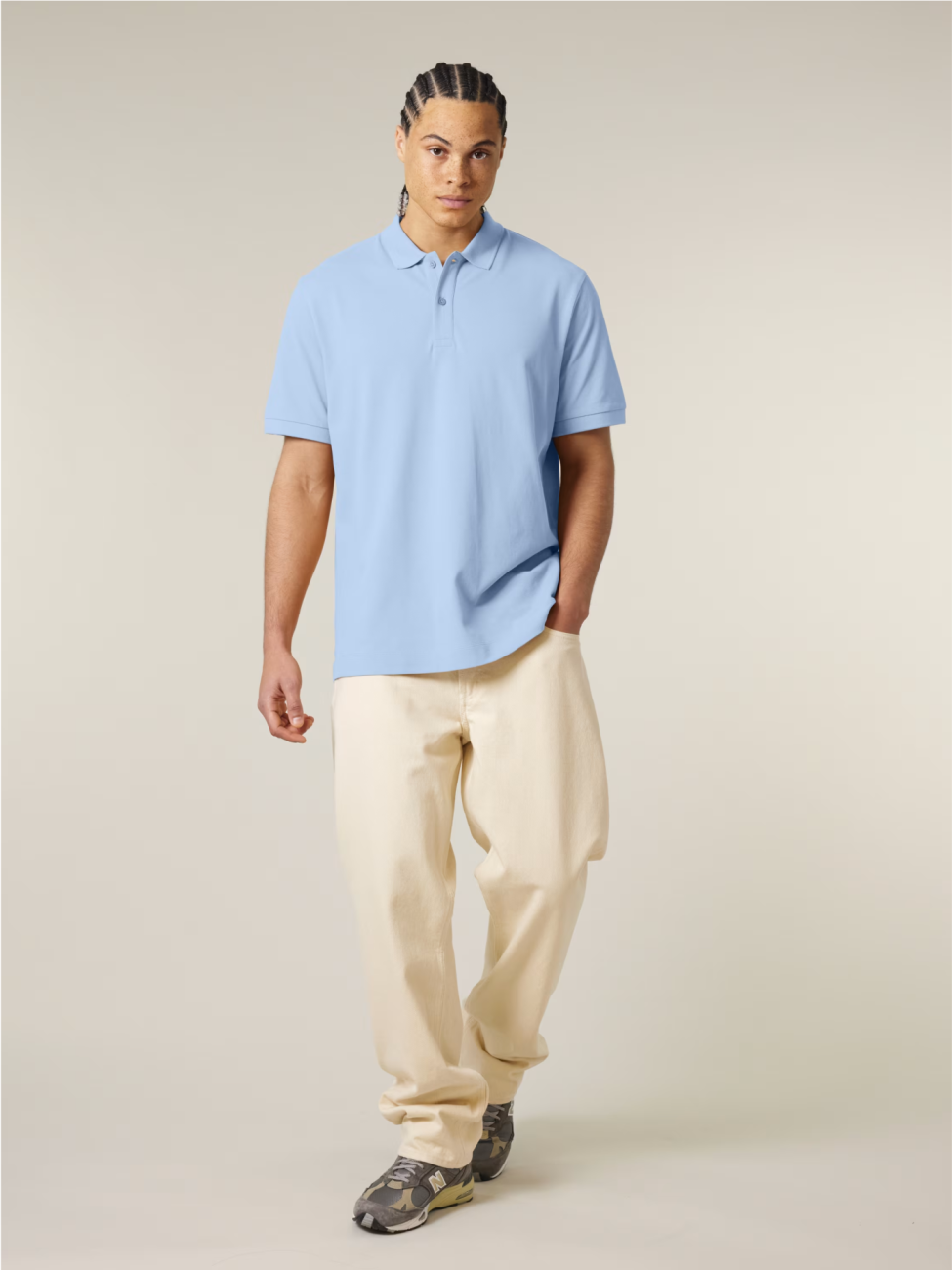 Unisex polo tričko Stanley/Stella s dlouhým rukávem