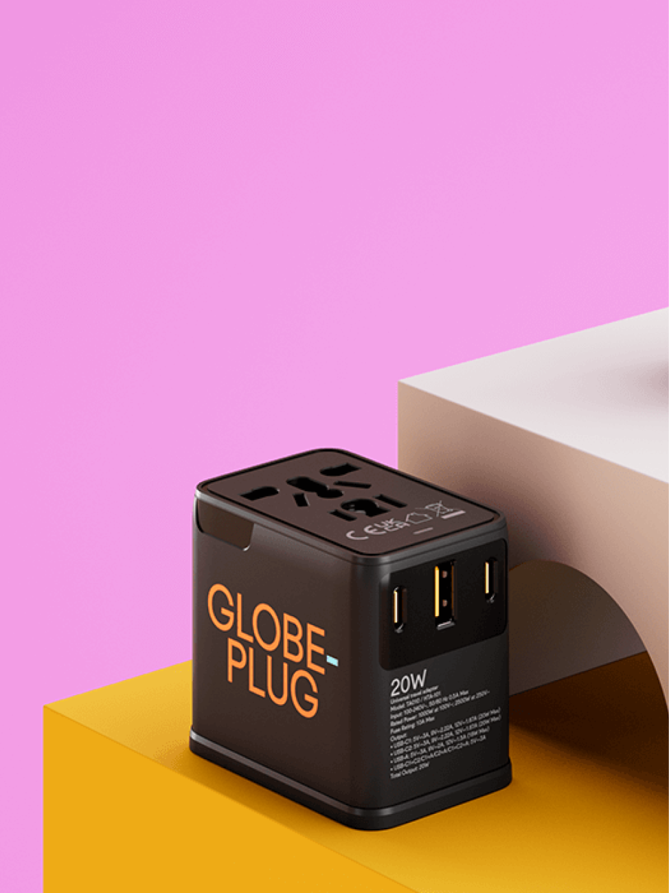 Univerzální cestovní adaptér GlobePlug