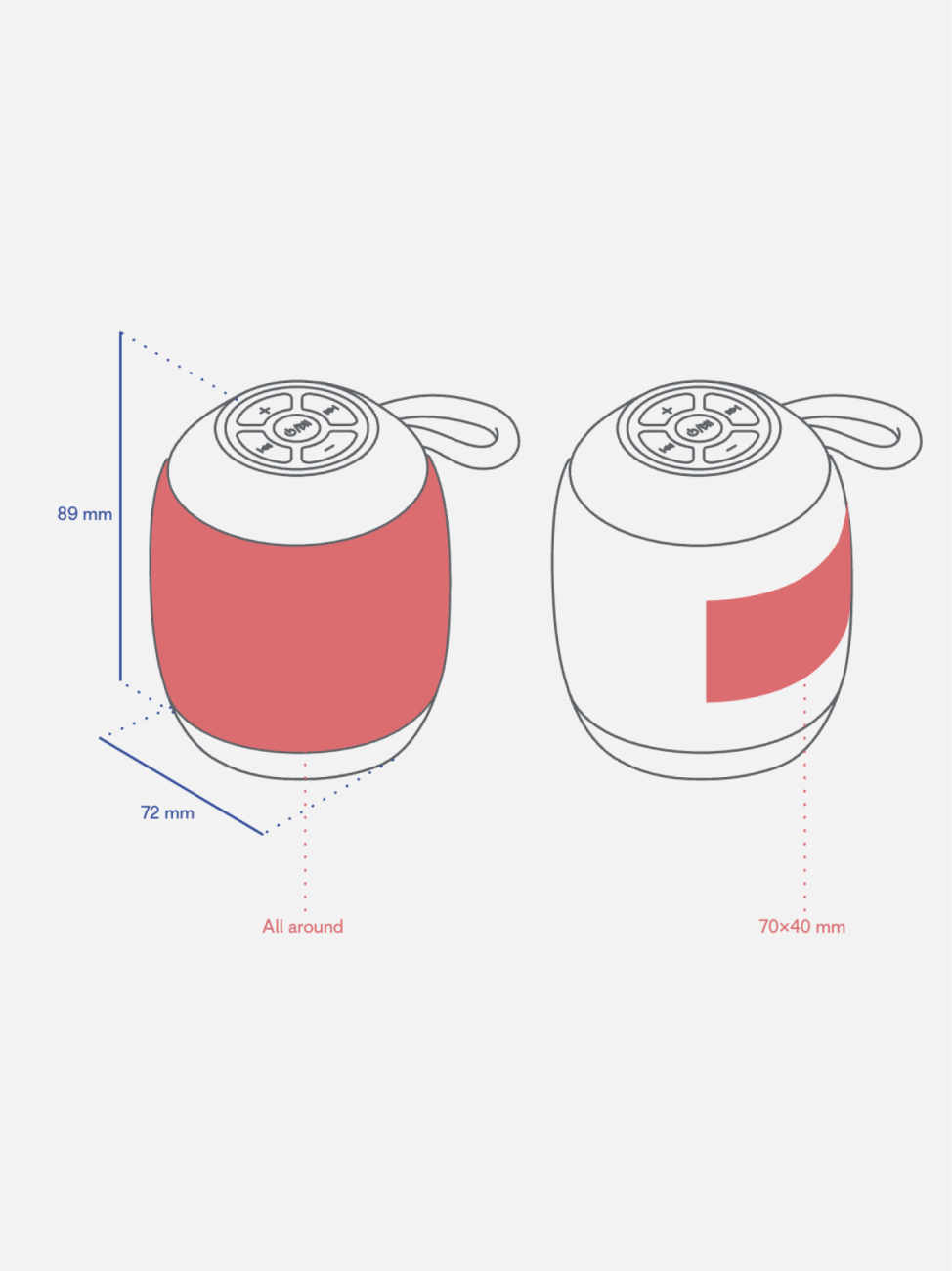 Kompaktní 5W Bluetooth reproduktor Shout