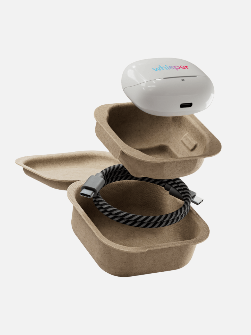 Bezdrátová sluchátka Whisper s ENC