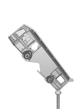 Multitool ve tvaru autobusu